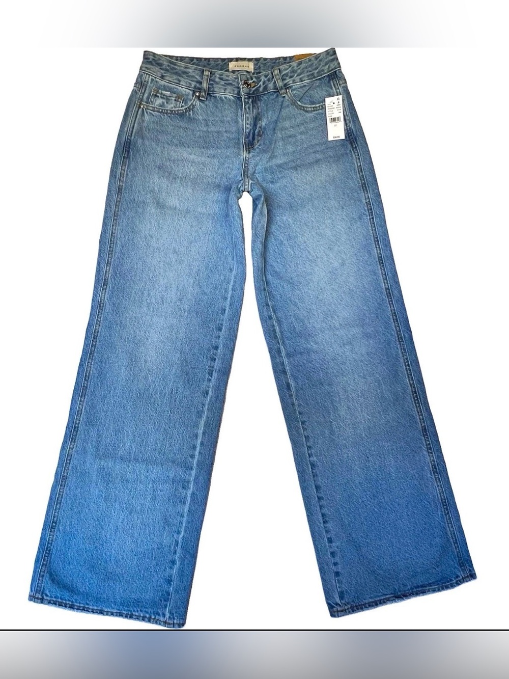 PacSun Womens Low Rise Jeans Size 27 NWT Light Wash Blue Denim Y2K Casual